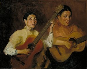Blind Singers — Robert Henri