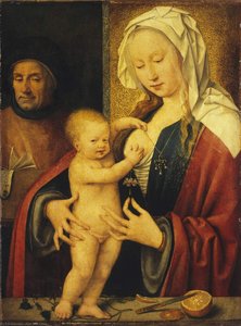 La Sagrada Familia — Joos Van Cleve