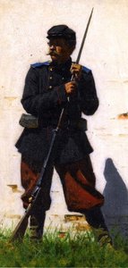 Turkestan Soldier In Winter Uniform — Vasily Vasilevich Vereshchagin