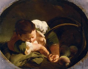 Peasant Girl — Giovanni Battista Piazzetta