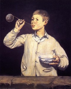 Boy Blowing Bubbles — Édouard Manet