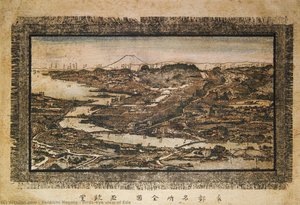 Birds-eye View Of Edo — Zenkichi Nagata