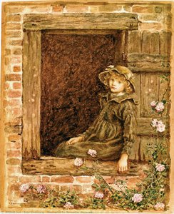 Illustration For November Almanack — Kate Greenaway