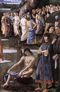 Baptism Of Christ (detail) — Pietro Perugino (pietro Vannucci)