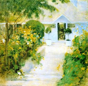 A Garden Path — John Henry Twachtman
