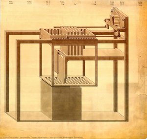 Mechanism. Unknown Drawing — Leonardo Torres Quevedo
