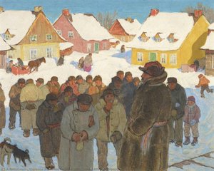 Napoleon Laliberte Reports Village News — Clarence Alphonse Gagnon