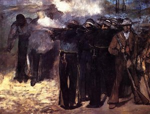La Ejecución Del Emperador Maximiliano — Édouard Manet