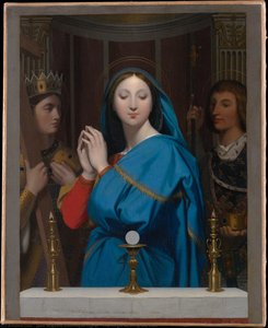 La Vergine Che Adora L'ostia — Jean-auguste-dominique Ingres