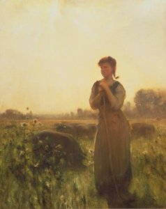 The Farm Girl — Arthur Hacker