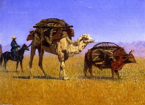 Migration Of The Kirghiz — Vasily Vasilevich Vereshchagin