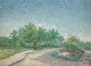Laansebaan In Het Parc De Voyer D'argenson — Vincent Willem Van Gogh