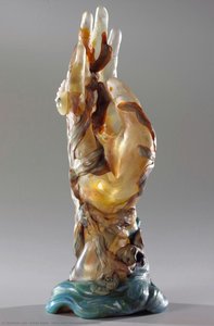 Hand With Seaweed And Shells — Émile Gallé