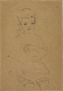 Study For Herbert Rainer — Egon Schiele