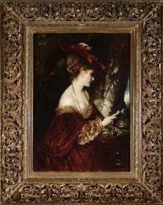 Portrait Of Helene Von Racowitza — Hans Makart