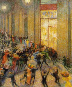 Riot (also Known As Riot In The Galleria) — Umberto Boccioni