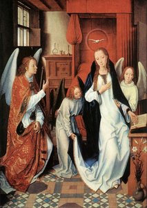 La Anunciación — Hans Memling