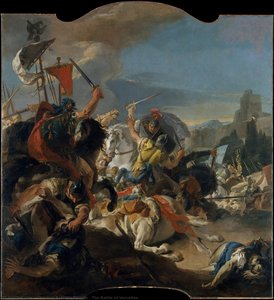 The Battle Of Vercellae — Giambattista Tiepolo