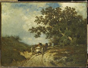 La Petite Charrette — Jules Dupré