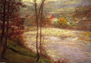 Morning On The Whitewater, Brookille, Indiana — John Ottis Adams