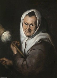 Woman With A Distaff — Bartolomé Esteban Murillo