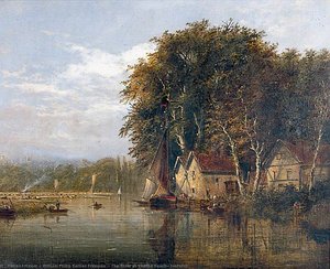 The River At Thorpe Reach, Norwich — William Philip Barnes Freeman