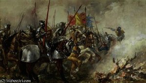King Henry V At The Battle Of Agincourt, — John Gilbert