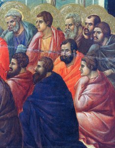 Cristo Predica Agli Apostoli — Duccio Di Buoninsegna