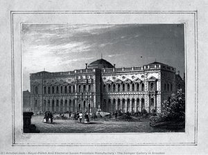 The Semper Gallery In Dresden — Royal-polish And Electoral-saxon Porcelain Manufactory