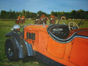 Lancia At The Polo Match — Vidita Singh Of Barwani