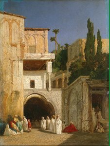 Vor Einer Moschee — Alexandre Gabriel Decamps
