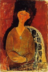 Beatrice Hastings, Sitzend — Amedeo Modigliani
