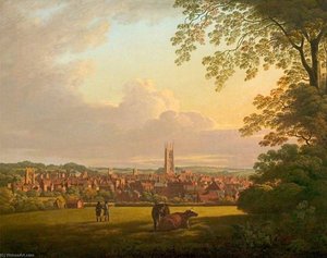 Derby From A Field Adjoining Abbey Barns — Thomas Christopher Hofland