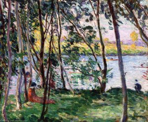 Rest On The Banks Of The Yaudet — Henri Lebasque