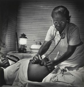 Nurse Midwife Maude Callen (examining Pregnant Woman) — William Eugene Smith