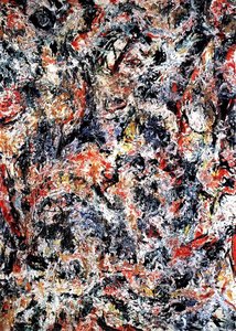 Saint François De Paul Avec Un Frère Saint Paul Et Saint François — Jackson Pollock