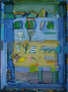 Blue Composition — Amine El Bacha
