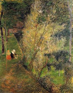 Frau Und Kind Aus Pont-aven — Eugène Henri Paul Gauguin