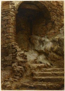 Escalier De La Fontaine Des Cervarolles — Ernest Hébert (antoine Auguste Ernest Hebert)