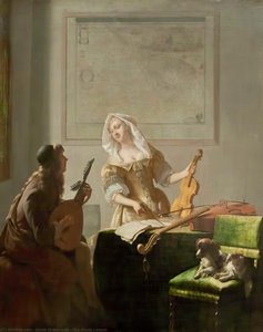 The Music Lesson — Jakobas Ochterveltas
