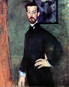 Portrait Of Paul Alexander On Green Background — 莫迪里亚尼