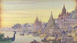 'benares. India. Novr. 1878' — Marianne North