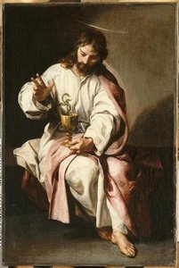 Saint Jean Evangeliste Et La Coupe Empoisonnée — Alonso Cano