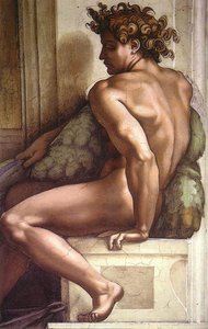 Ignudo (17) — Michelangelo Buonarroti