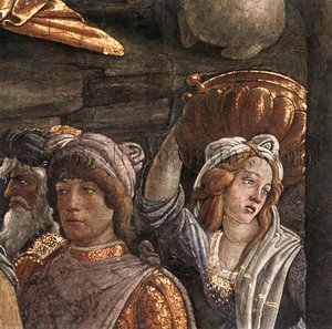 I Tentativi E La Vocazione Di Mosè (dettaglio) — Sandro Botticelli