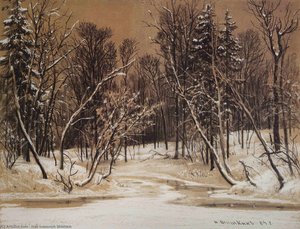 Forest In Winter — Ivan Ivanovich Shishkin