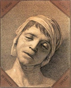 Head Of The Dead Marat — Jacques-louis David