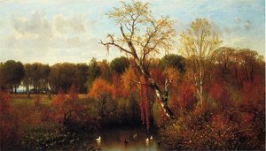Duck Pond — Thomas Worthington Whittredge