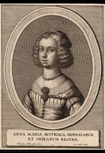 Anna Maria, Queen Of Spain — Václav Hollar