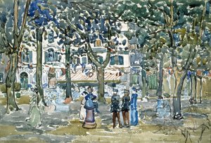 Champs Elysées — Maurice Brazil Prendergast
